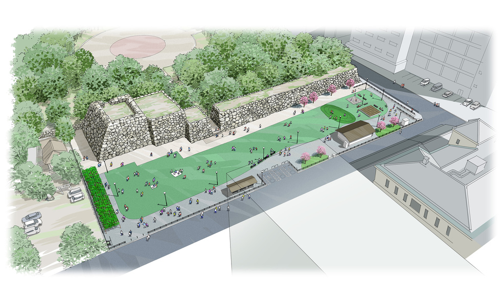 お城公園こども遊び場の整備状況について