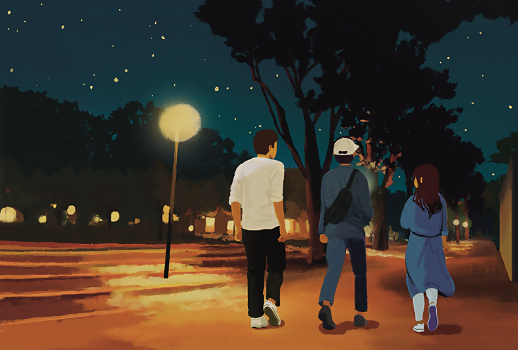 夜さんぽ＠名城公園