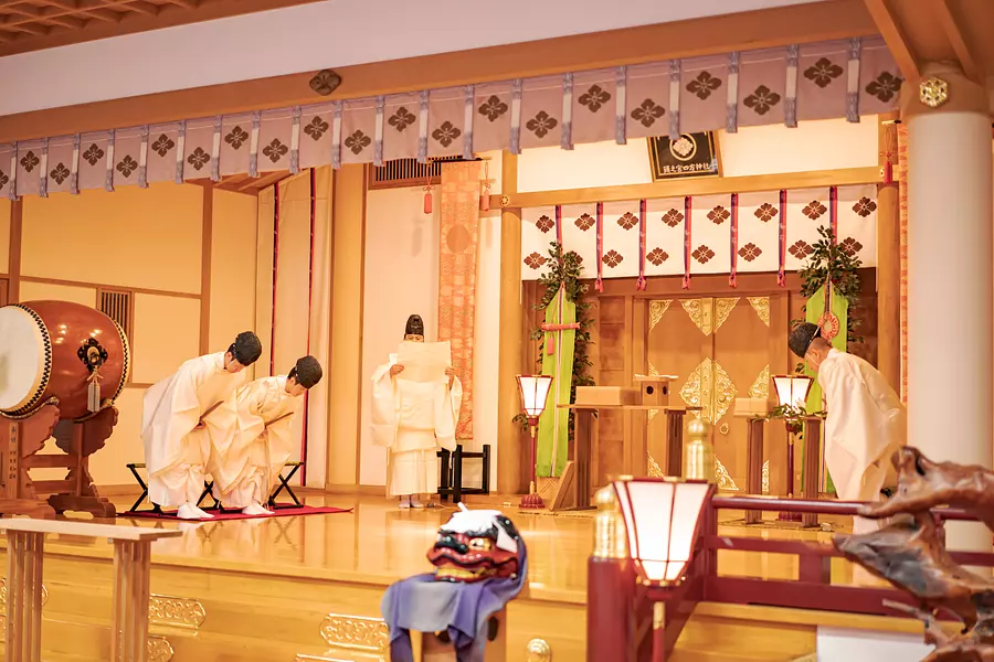 【頭之宮四方神社】 師走の大祓