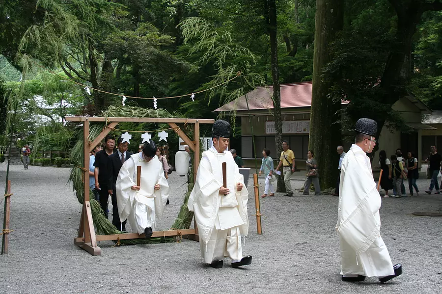 【頭之宮四方神社】 夏越の大祓