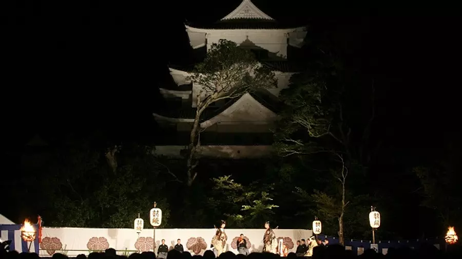 上野城 薪能
