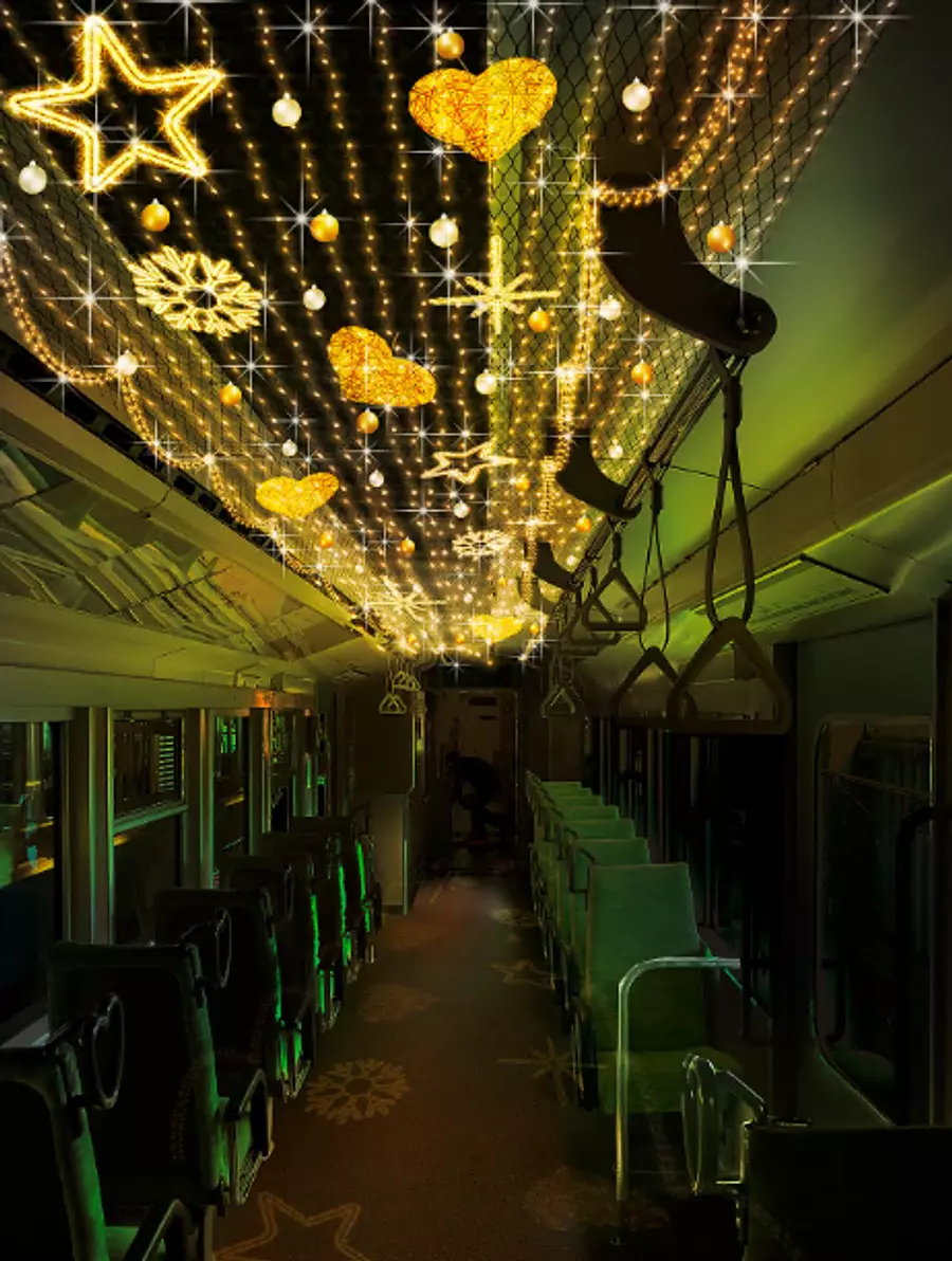 四日市あすなろう鉄道イルミネーション列車