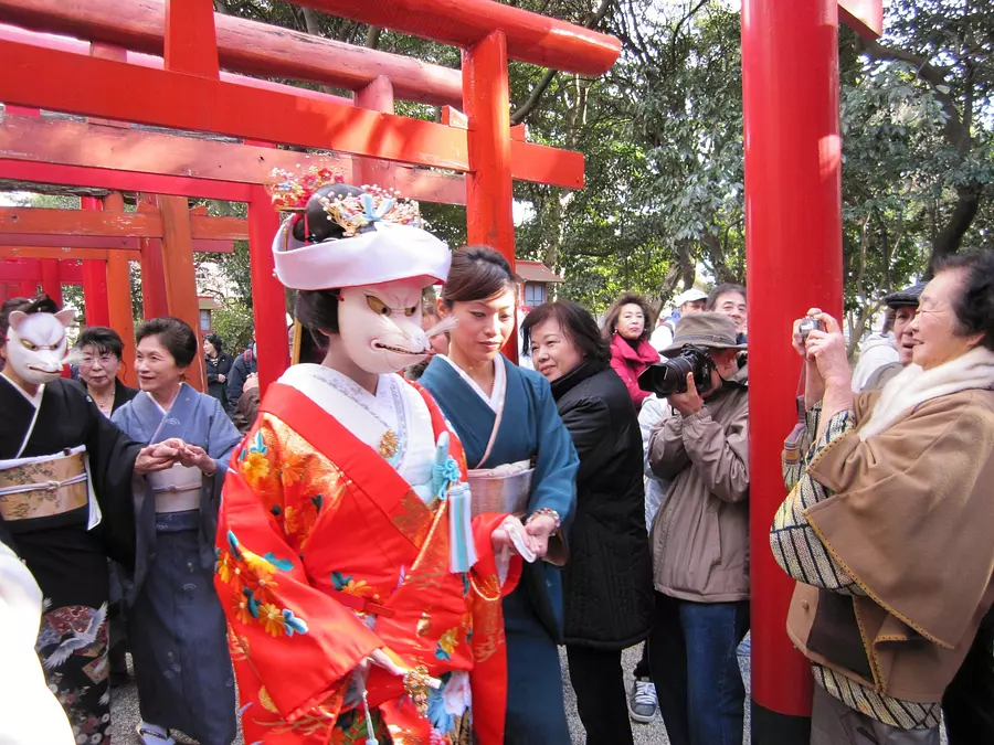 狐の嫁入り神事