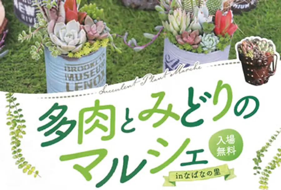 第13回 多肉とみどりのマルシェ in なばなの里 10/23-25