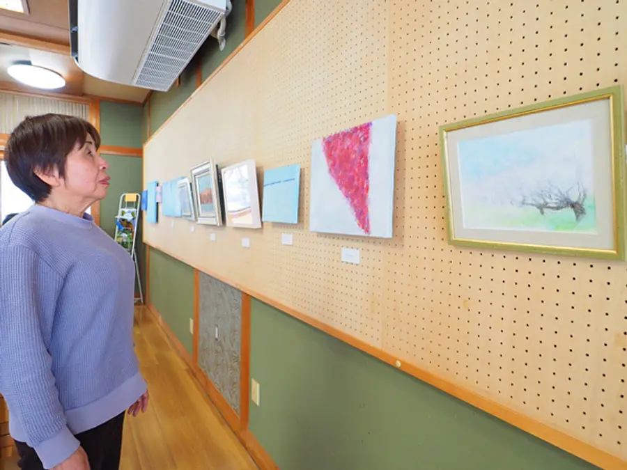 【展示】（波瀬駅）中谷みどり 絵画作品展