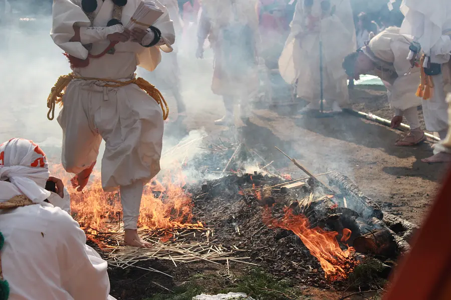 上津の火祭り