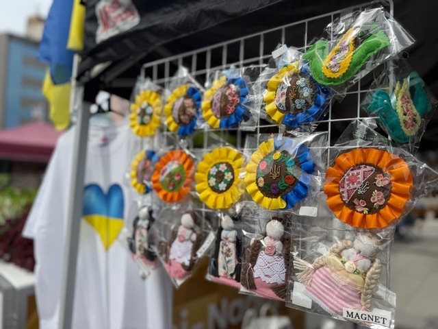 「歩こう！文化のみち」名古屋市役所本庁舎でのウクライナブースの出展